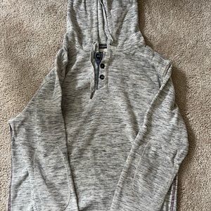Medium grey long sleeve hoodie
